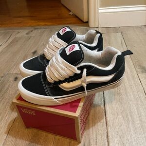 Vans Classic Black and White Skate Shoes